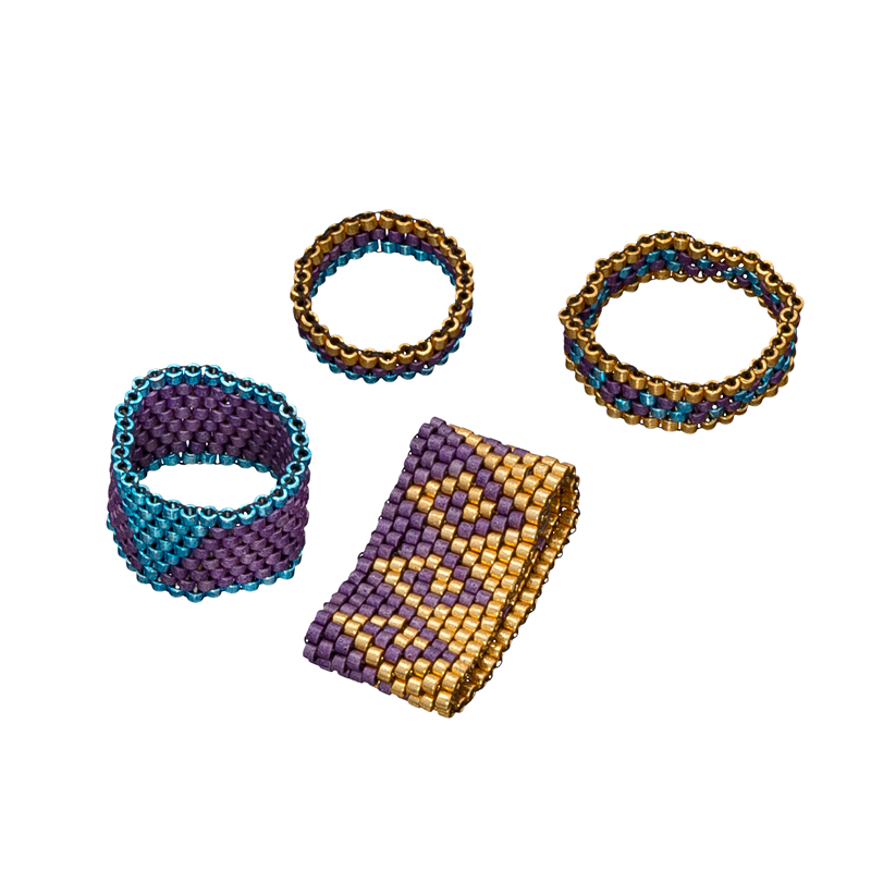 Miyuki Seed Beads Rings