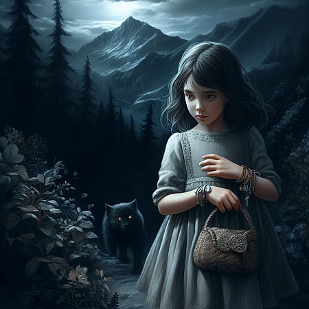 Elara's Mountain Odyssey: A Tale of Bewitching Bracelets and Terrifying Pursuits