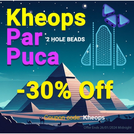 Unleash Your Creativity with Kheops Par Puca Beads: Unlocking Unique Designs Inspired by Egyptian Culture