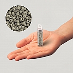 Miyuki Delica 11/0 Beads Frosted Opaque Glaze Grey 7.2g