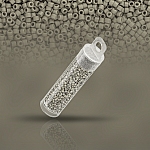 Miyuki Delica 11/0 Beads Frosted Opaque Glaze Grey 7.2g