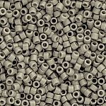 Miyuki Delica 11/0 Beads Frosted Opaque Glaze Grey 7.2g