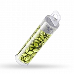GemDuo 2 Hole Metalust Electric Green Czech Beads 8.5g