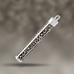 Miyuki Hex Cut Seed Beads 8/0 Matte Nickel Plated 12g