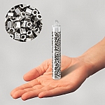 Miyuki Hex Cut Size 8/0 Seed Beads Palladium Plated 12g