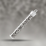 Miyuki Hex Cut Size 8/0 Seed Beads Palladium Plated 12g