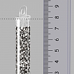Miyuki Hex Cut Size 8/0 Seed Beads Palladium Plated 12g