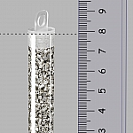 Miyuki Hex Cut Size 11 Beads Bright Sterling Plated 12g