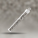 Miyuki Hex Cut Seed Beads Size 11 Palladium Plated 12g