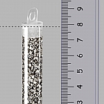 Miyuki Hex Cut Seed Beads Size 11 Palladium Plated 12g