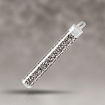 Miyuki Hex Cut Seed Beads 11 Matt Palladium Plated 12g