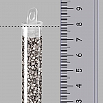 Miyuki Hex Cut Seed Beads 11 Matt Palladium Plated 12g