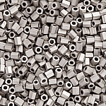 Miyuki Hex Cut Seed Beads 11 Matt Palladium Plated 12g