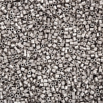 Miyuki Hex Cut Seed Beads 11 Matt Palladium Plated 12g