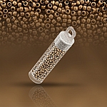 Toho Round Size 11 (2.2mm) Seed Beads Bronze 8.2g Tube