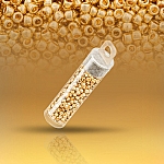 Toho Size 8/0 Seed Beads Metallic 24K Gold Plated 10g