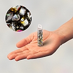 Miyuki Long Magatama Seed Bead 4x7mm Crystal Marea 8.5g