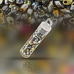 Miyuki Long Magatama Seed Bead 4x7mm Crystal Marea 8.5g