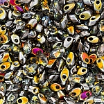 Miyuki Long Magatama Seed Bead 4x7mm Crystal Marea 8.5g