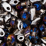 Miyuki Long Magatama Seed Bead 4x7mm Crystal Helio 8.5g
