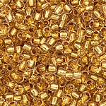 Toho Round Seed Beads 11/0 24K Gold Lined Crystal 8.2g