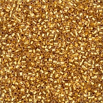 Toho Round Seed Beads 11/0 24K Gold Lined Crystal 8.2g