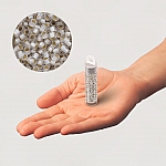 Toho 15/0 PermaFinish Silver Lined Frosted Crystal 8.2g