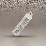 Toho 15/0 PermaFinish Silver Lined Frosted Crystal 8.2g