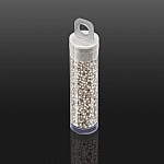 Toho 15/0 PermaFinish Silver Lined Frosted Crystal 8.2g