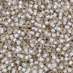 Toho 15/0 PermaFinish Silver Lined Frosted Crystal 8.2g