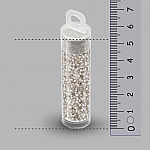 Toho 15/0 PermaFinish Silver Lined Frosted Crystal 8.2g