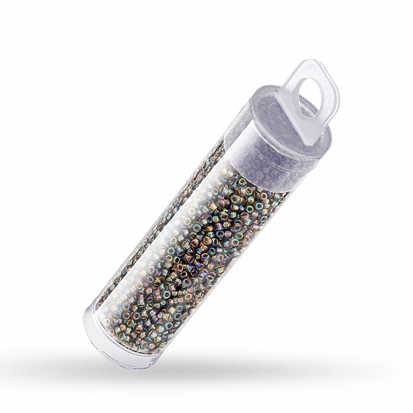 Toho Beads 15/0 Gold Lined Rainbow Black Diamond 8.2g