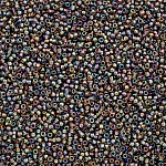 Toho Beads 15/0 Gold Lined Rainbow Black Diamond 8.2g