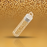 Toho Seed Beads Size 15/0 Metallic 24K Gold Plated 8.2g