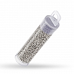 Miyuki Size 15/0 Round Seed Beads Palladium Plated 8.2g Miyuki Size 15/0 Round Seed Beads Palladium Plated 8.2g