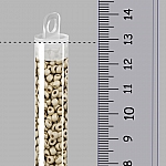 Miyuki 8/0 Beads Duracoat Matte Galvanised Silver 22g