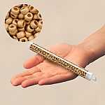 Miyuki Round 8/0 Seed Beads Matte 24K Gold Plated 22g Miyuki Round 8/0 Seed Beads Matte 24K Gold Plated 22g