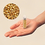 Toho Treasure 11/0 Beads Metallic 24K Gold Plated 7.8g