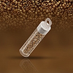 Toho Treasures 11/0 Gold Lustered Transparent Pink 7.8g