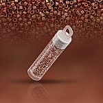 Toho 1.8mm Treasure Beads 11/0 Gilded Marble Red 7.8g