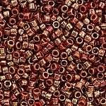 Toho 1.8mm Treasure Beads 11/0 Gilded Marble Red 7.8g