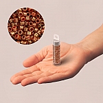 Toho 11/0 Treasure Seed Beads Gilded Marble Orange 7.8g