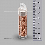 Toho 11/0 Treasure Seed Beads Gilded Marble Orange 7.8g