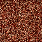 Toho 11/0 Treasure Seed Beads Gilded Marble Orange 7.8g