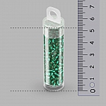 Toho Size 8/0 Seed Beads Silver Lined Dark Peridot 10g