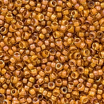Miyuki Size 15/0 Lined Topaz Yellow AB Seed Beads 8.2g