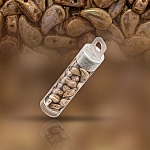 Paisley Duo Czech Glass Beads Chalk Senegal Brown 8.5g