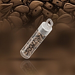 Paisley Duo Czech Glass Two Hole Beads Jet Bronze 8.5g