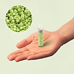 Toho Treasure Tube Seed Beads 11 Opaque Sour Apple 7.8g
