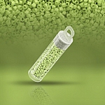 Toho Treasure Tube Seed Beads 11 Opaque Sour Apple 7.8g